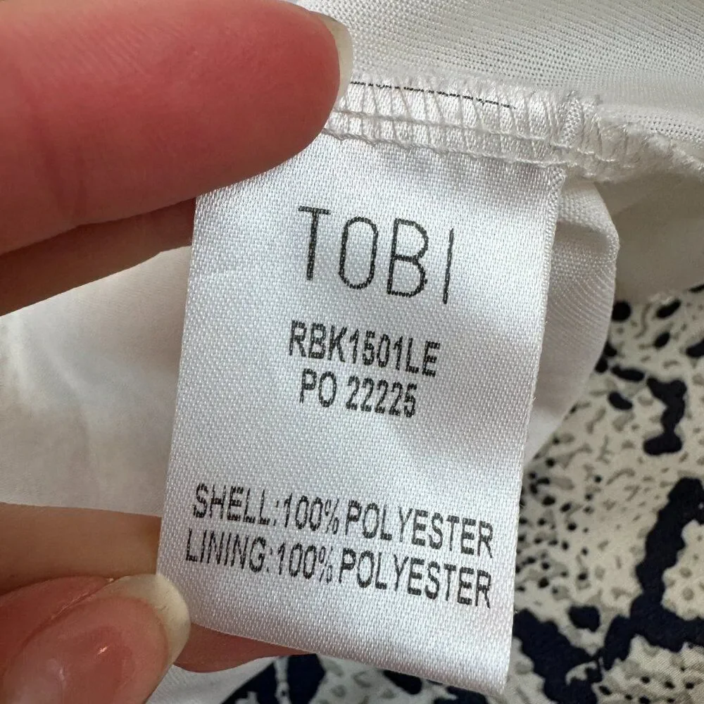 Tobi Snakeskin Mini Skirt - Picture 8 of 9